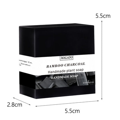 Square Bamboo Charcoal Soap