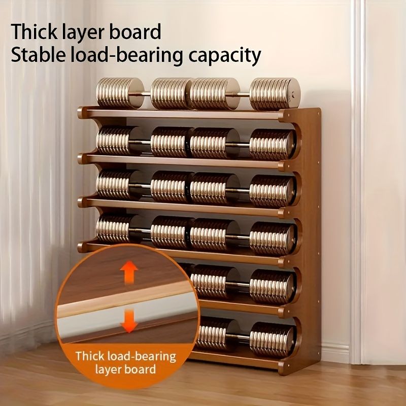 5/6-layer practical storage rack, shoe rack, space-saving design, multi-layer independent storage rack, wood grain finish, easy to assemble, self-supporting cubic shoe storage rack, storage rack, sui - Renee Lane Company
