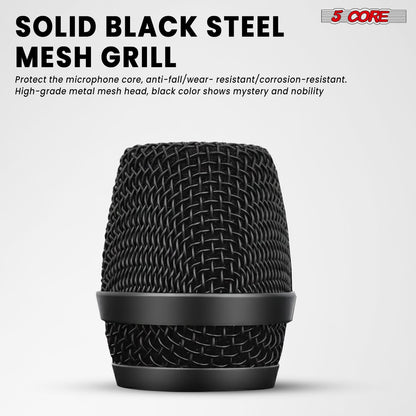 5 Core Microphone Wireless Karaoke Singing Mic Rechargeable Microfono w Lights - Renee Lane Company