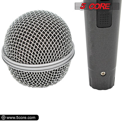5 Core Microphone XLR Dynamic Mic Karaoke Singing Handheld Microfono Wired Professional Unidirectional 1/4 Plug In Cord Connection for Vocal DJ Music - PM 18 - Renee Lane Company