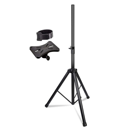 5 Core Speaker Stand Tripod Heavy Duty Adjustable Up to 72 Inch DJ Studio Monitor Stands Pole Mount - SS HD BLK WOB - Renee Lane Company