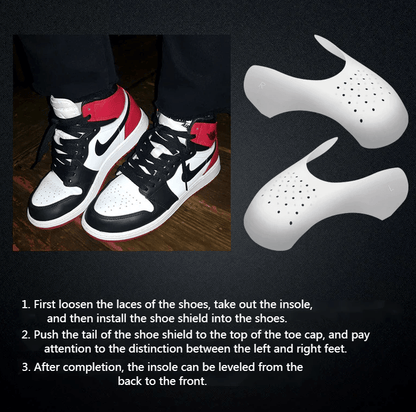 5 Pairs Shoe Protector Anti Crease Force Fields Cover Toe Cap Creasing Decreaser - Renee Lane Company