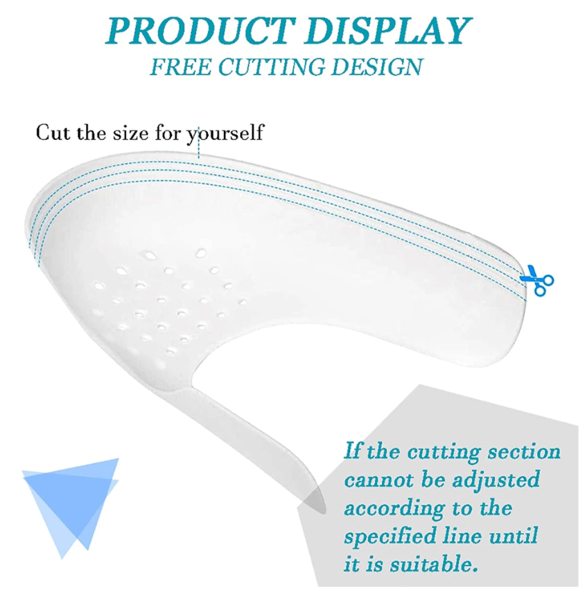 5 Pairs Shoe Protector Anti Crease Force Fields Cover Toe Cap Creasing Decreaser - Renee Lane Company