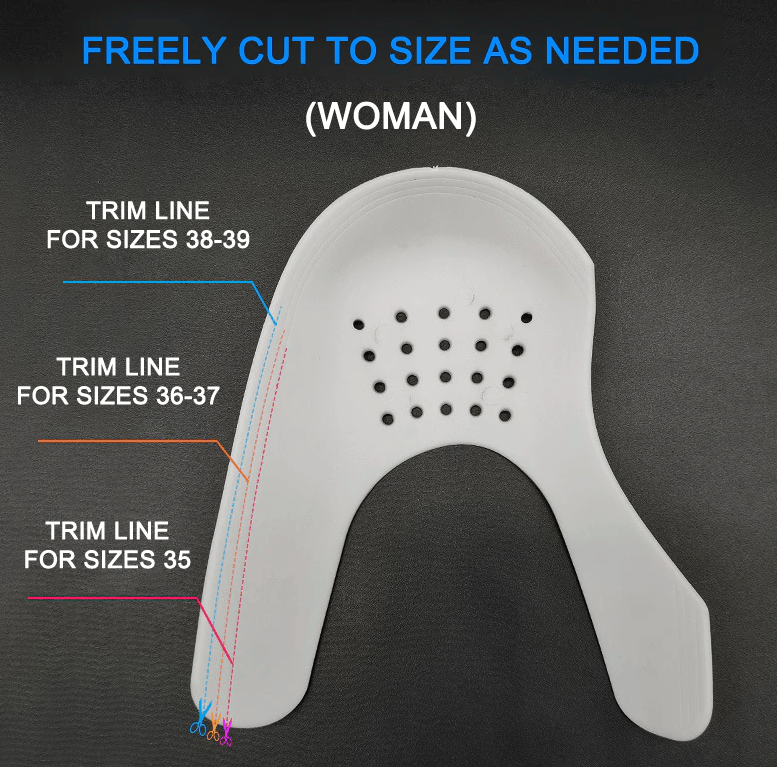 5 Pairs Shoe Protector Anti Crease Force Fields Cover Toe Cap Creasing Decreaser - Renee Lane Company