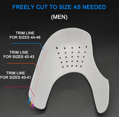 5 Pairs Shoe Protector Anti Crease Force Fields Cover Toe Cap Creasing Decreaser - Renee Lane Company