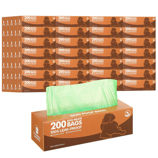 50 Rolls Dog Waste Bags 10000 Count Dog Trash Bags Leak Proof Pet Bags Doggie Poop Roll Waste Bags Dog Thick Plastic Bag for Home Park Outdoor Travel Pet Supplies (Dark Green) - Renee Lane Company