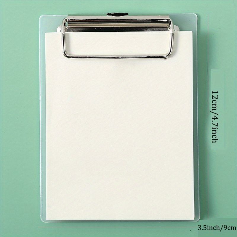 50-Sheet Mini Clipboard Notepads, Perfect for Nurses, Students, Office & More - Easily Fits Into Pockets & Purses, 2 pack - Renee Lane Company