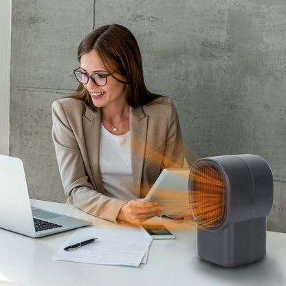 500W Portable Electric Space Heater Mini Desktop Fan Heater Personal Small Space Heater for Home Office - Renee Lane Company