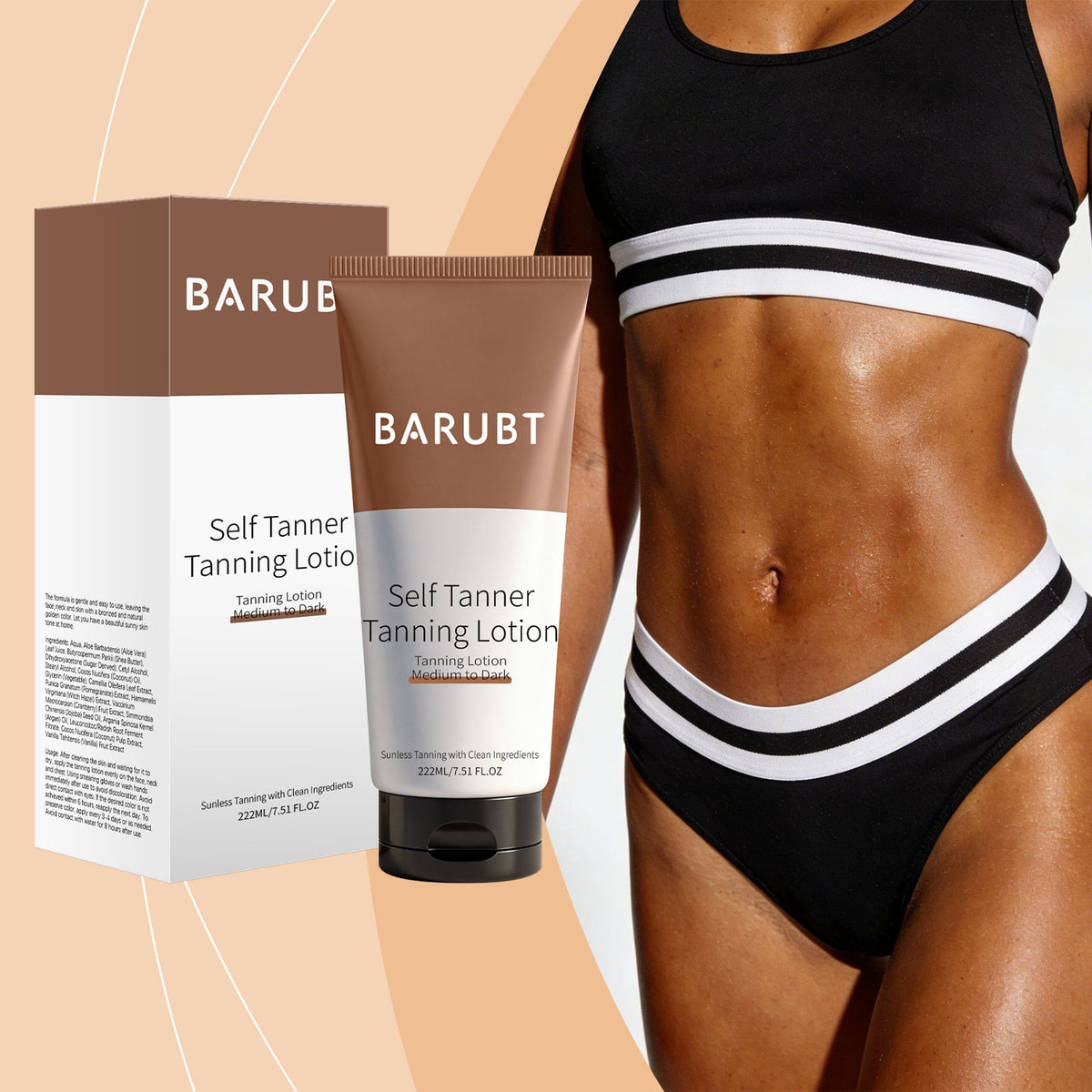Self-Tanning Lotion Deep Brown