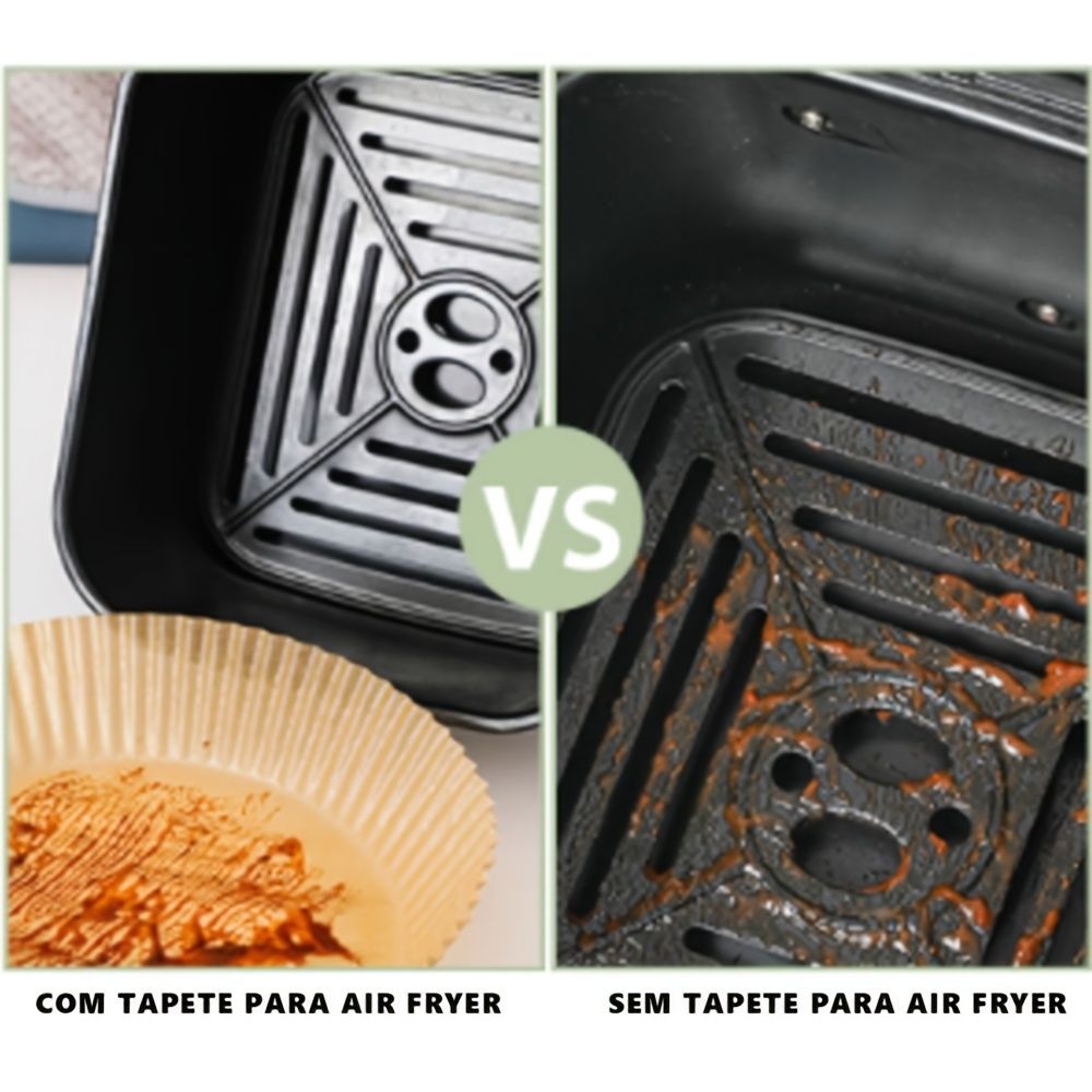 50pcs Air Fryer Disposable Paper Liner; Parchment Paper; Non-stick Disposable Air Fryer Liners; Baking Paper; Oil-proof; Water-proof; Parchment For Baking Roasting Microwave - Renee Lane Company