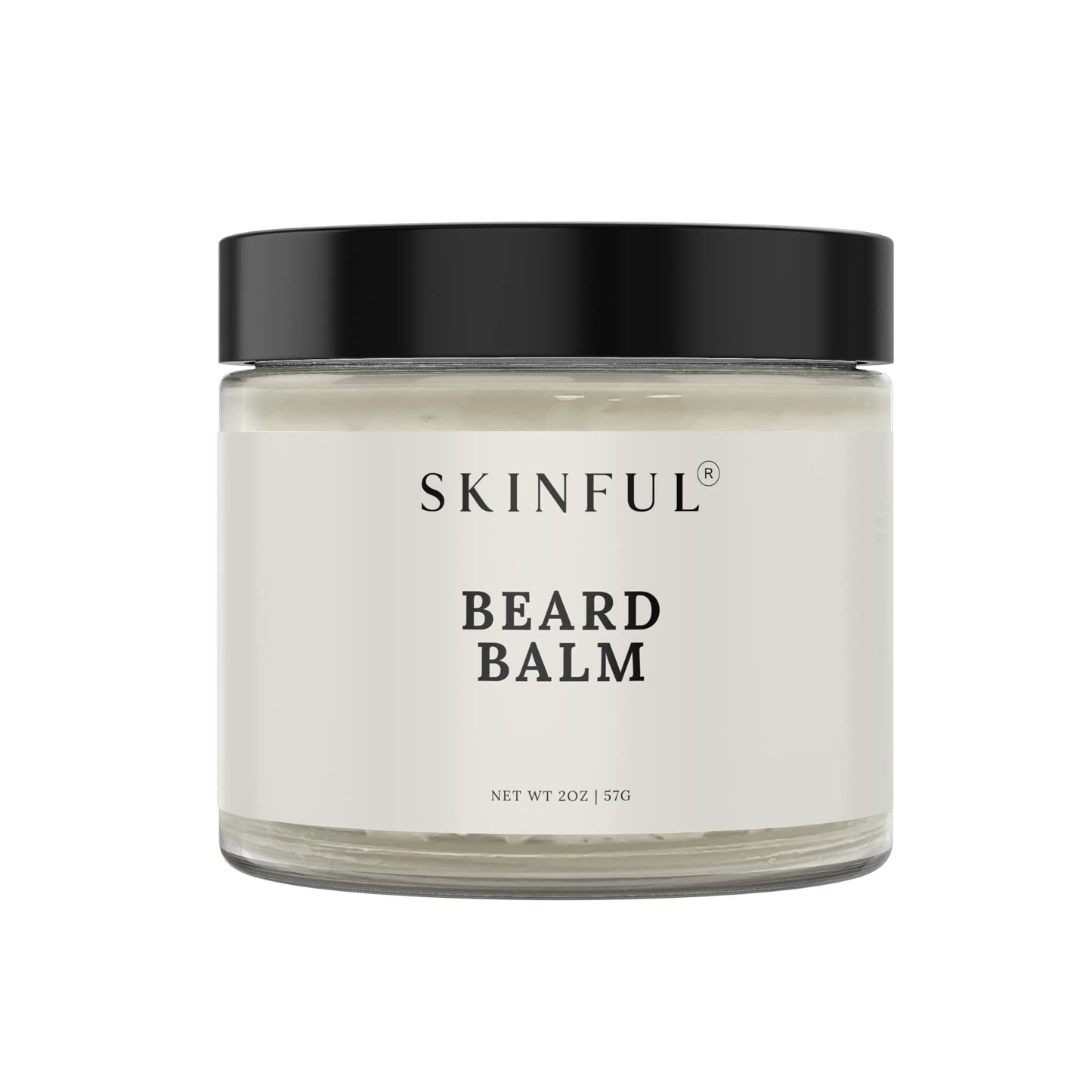 Skinful Beard Balm for Men - Softening Hydrating Beard Conditioner for Beard Growth - 2oz
