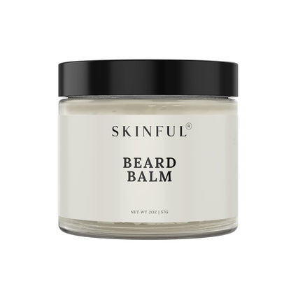 Skinful Beard Balm for Men - Softening Hydrating Beard Conditioner for Beard Growth - 2oz