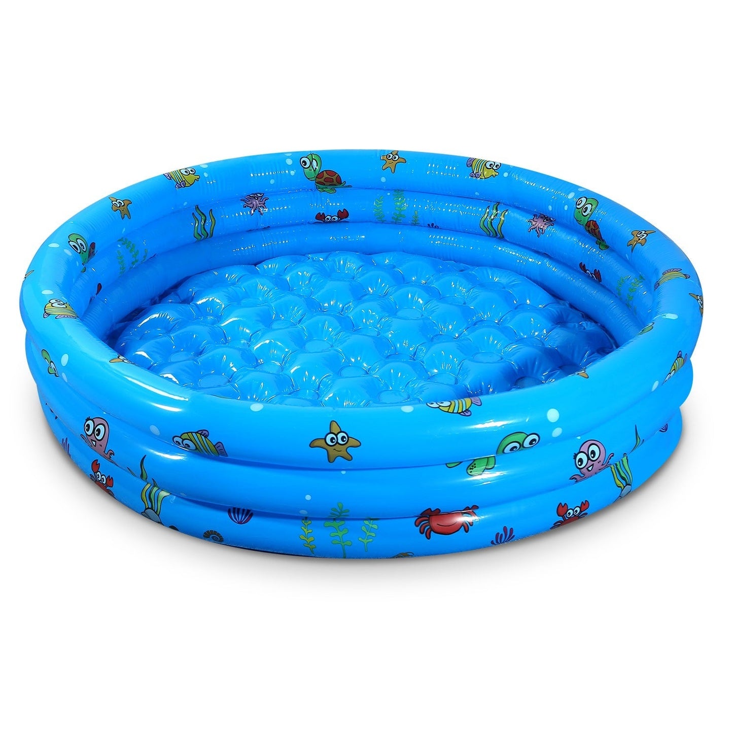 51x13In Inflatable Swimming Pool Blow Up Family Pool For 3 Kids Foldable Swim Ball Pool - Renee Lane Company