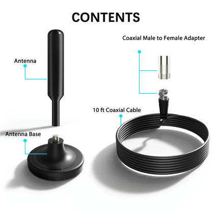 5600Miles Upgraded TV Antenna HDTV Amplified Digital 4K 1080P Long Range Indoor - Renee Lane Company