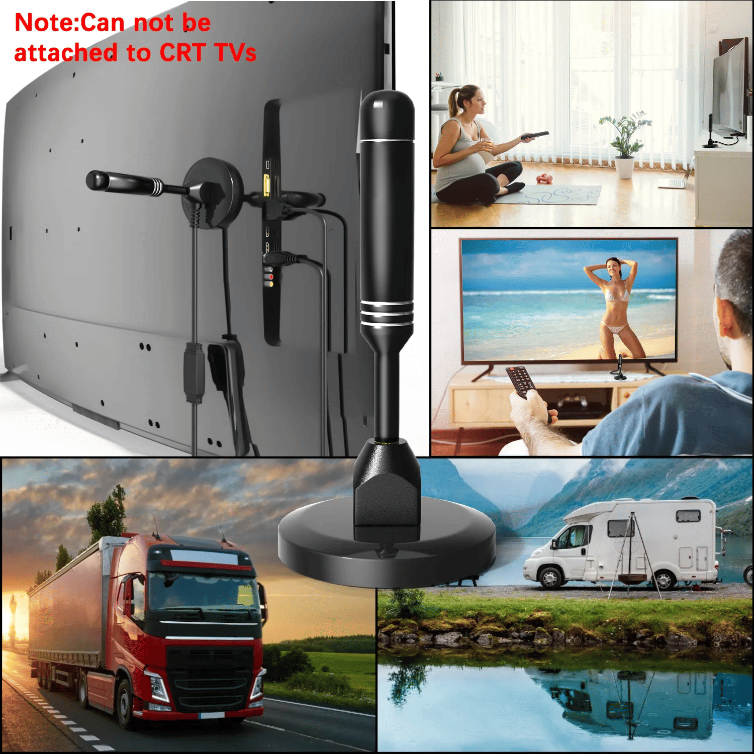 5600Miles Upgraded TV Antenna HDTV Amplified Digital 4K 1080P Long Range Indoor - Renee Lane Company