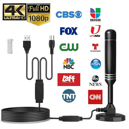 5600Miles Upgraded TV Antenna HDTV Amplified Digital 4K 1080P Long Range Indoor - Renee Lane Company