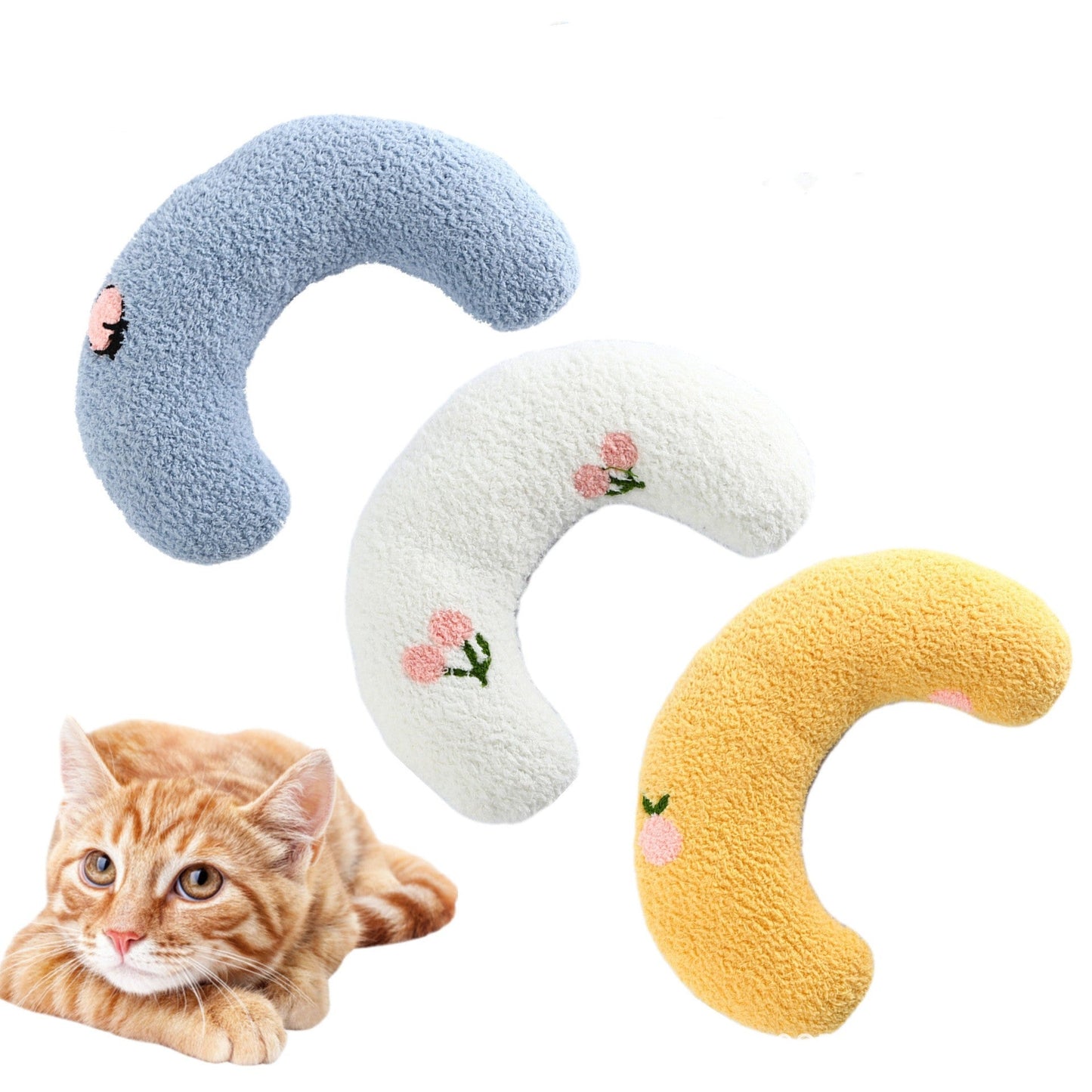 Little Pillow For Cats Fashion Neck Protector Deep Sleep Puppy U-Shaped Pillow Pets Pillow Kitten Headrest Dog Sleeping Pillow Pet Products - Renee Lane Company