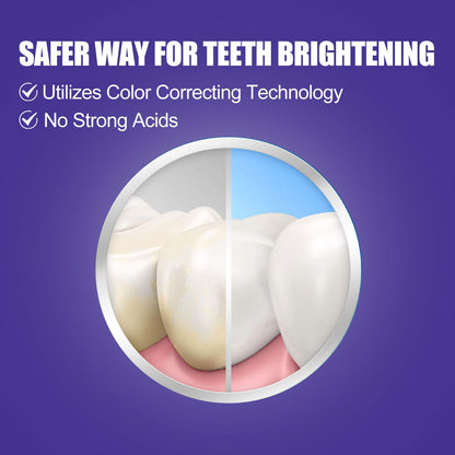 V34 Purple Whitening Toothpaste 30ml  1box