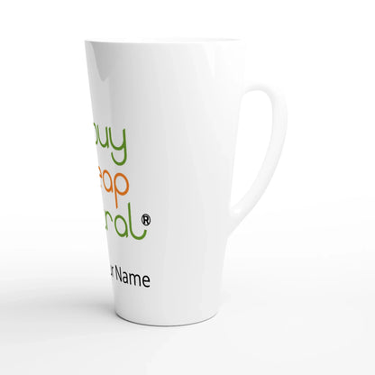 White Latte 17oz Ceramic Mug