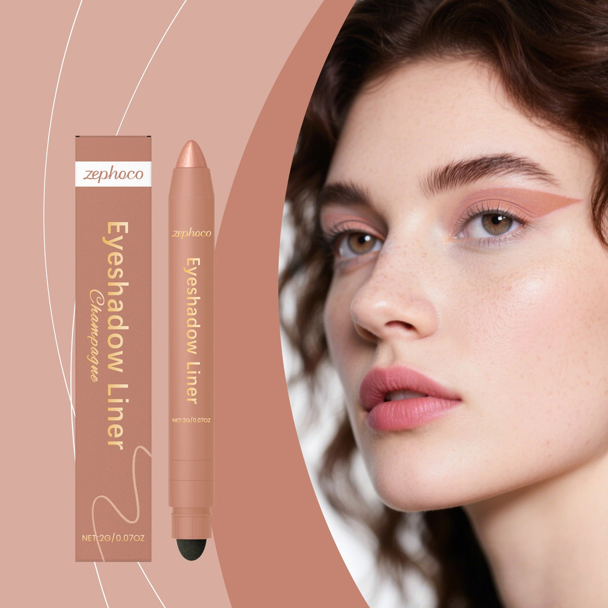 2-in-1 Eyeliner Pen Champagne