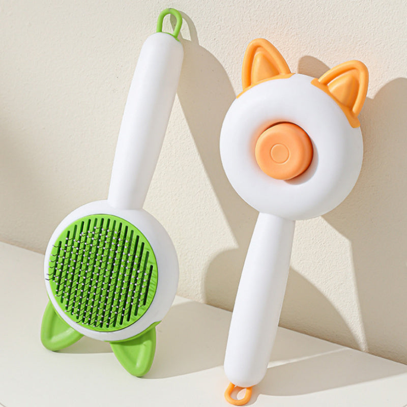 Pet Dog Brush Cat Comb Self Cleaning Pet Hair Remover Brush For Dogs Cats Grooming Tools Pets Dematting Comb Dogs Accessories Pet Products - Renee Lane Company