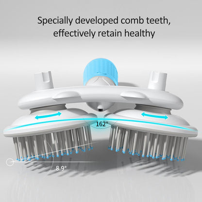 Pet Cat Brush Dog Slicker Brush Double-headed Negative Ion One-button Self Cleaning Dog Cat Hair Removal Pets Products - Renee Lane Company