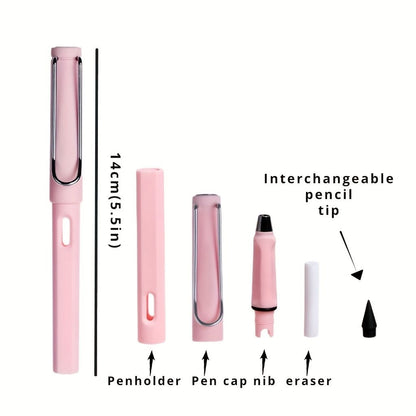 5pcs Of Timeless Pencils With Different Colors,pencils That Can Always Replace Pencil Tips,inkless Pencils That Can Always Be Used With Black Technology, Pencil Sets For Painting And Writing - Renee Lane Company