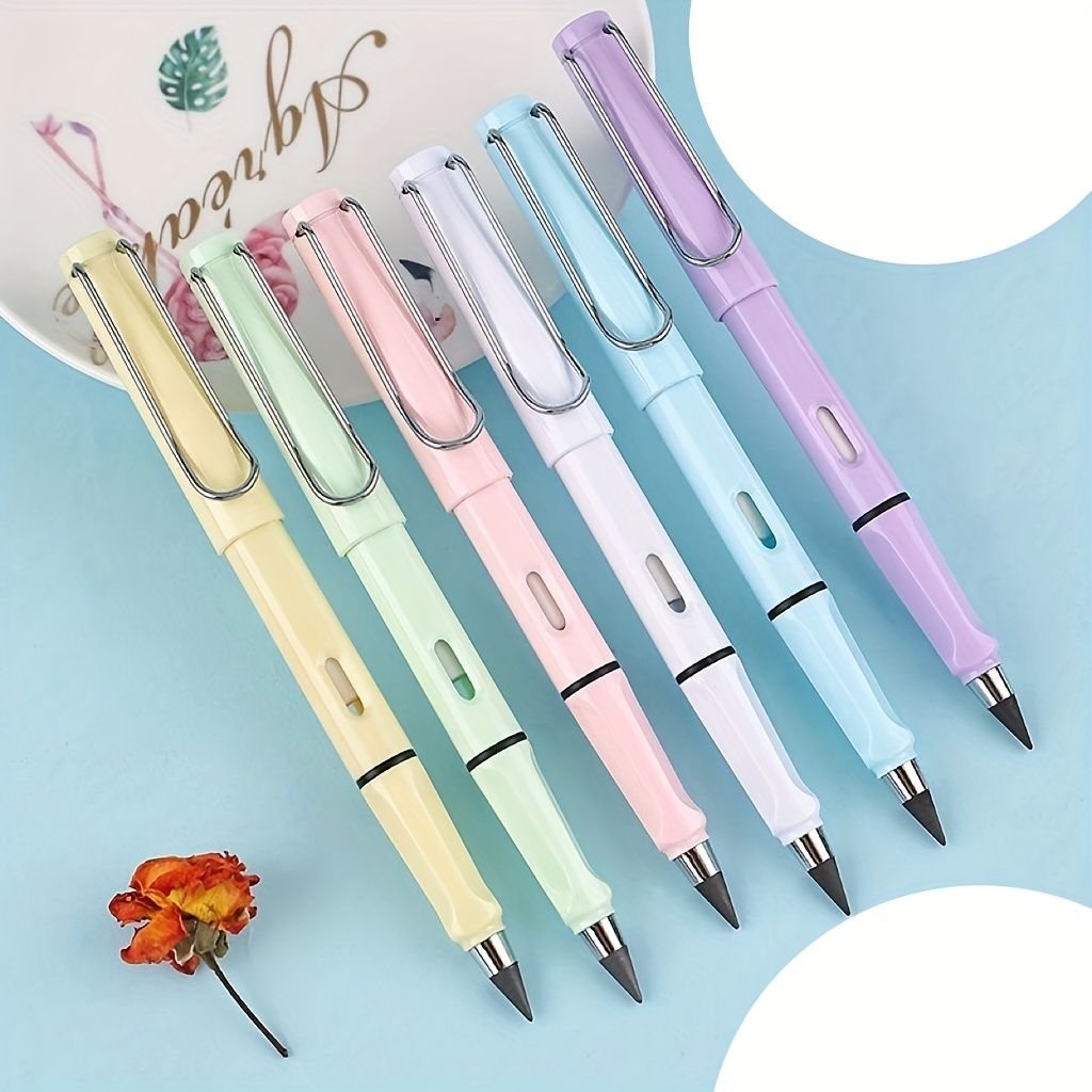 5pcs Of Timeless Pencils With Different Colors,pencils That Can Always Replace Pencil Tips,inkless Pencils That Can Always Be Used With Black Technology, Pencil Sets For Painting And Writing - Renee Lane Company