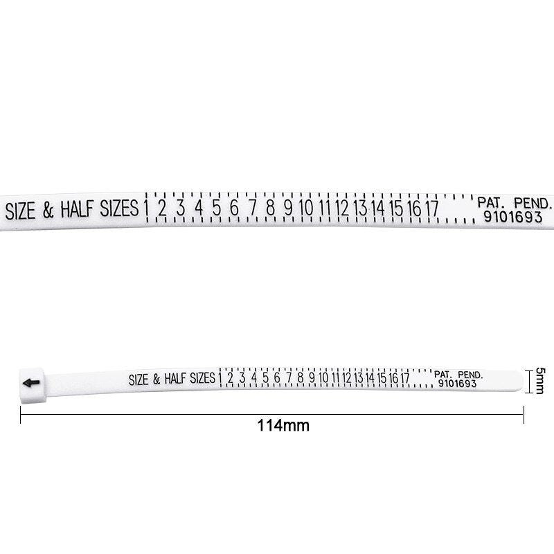 5pcs Ring Size Ruler Ring Measurement Tool Hand Ring Ring Size Measurement Ring Gauge Finger Gauge Real Tester - Renee Lane Company