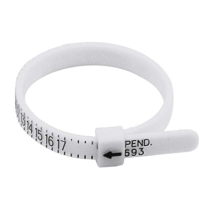 5pcs Ring Size Ruler Ring Measurement Tool Hand Ring Ring Size Measurement Ring Gauge Finger Gauge Real Tester - Renee Lane Company