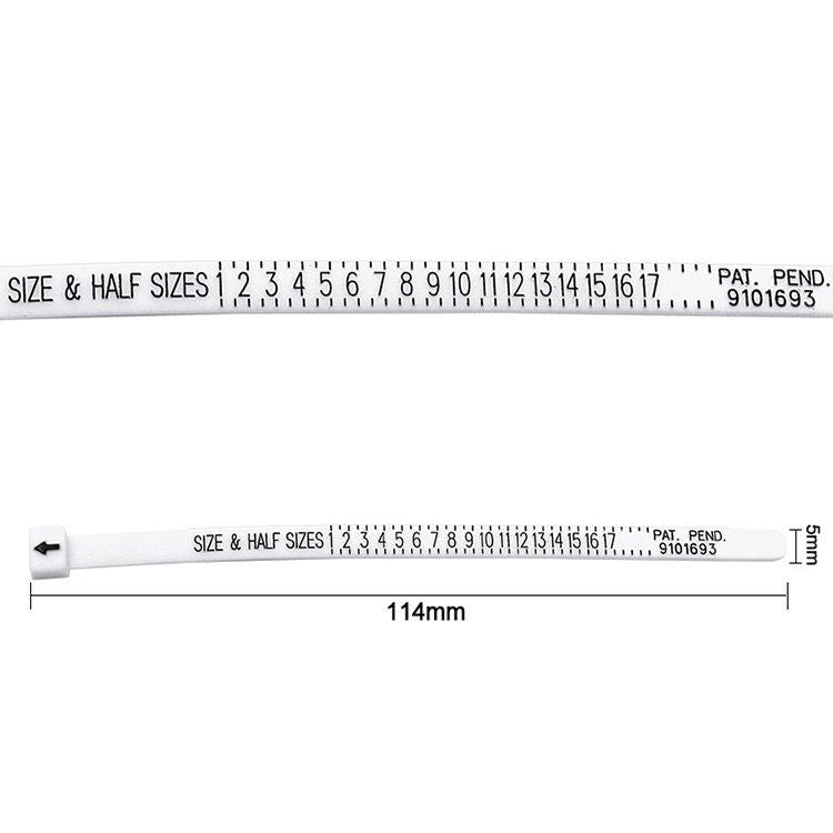 5pcs Ring Size Ruler Ring Measurement Tool Hand Ring Ring Size Measurement Ring Gauge Finger Gauge Real Tester - Renee Lane Company
