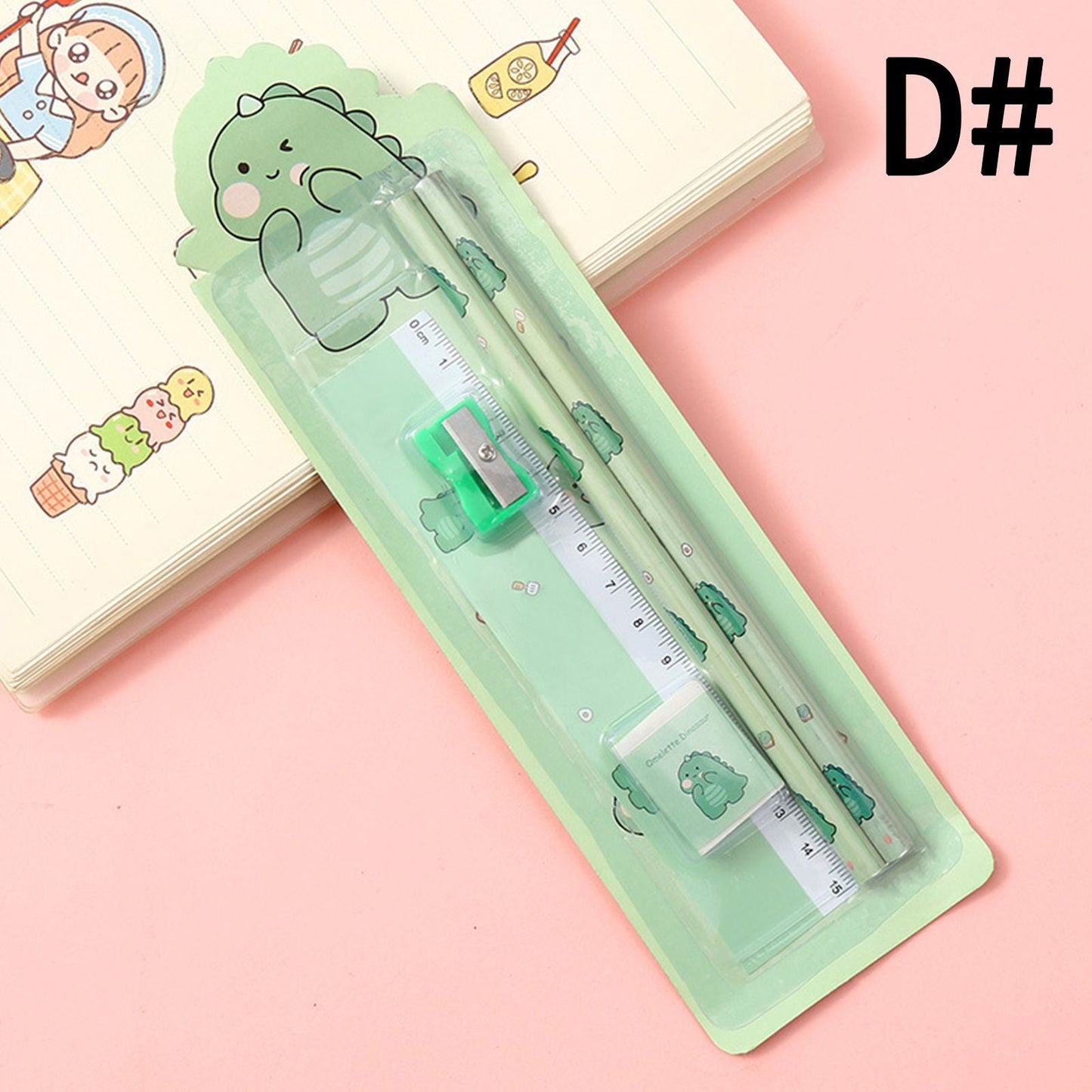 5pcs/Set Cartoon Pencil Set Pencil Funny Writing Tool For Office School - Renee Lane Company