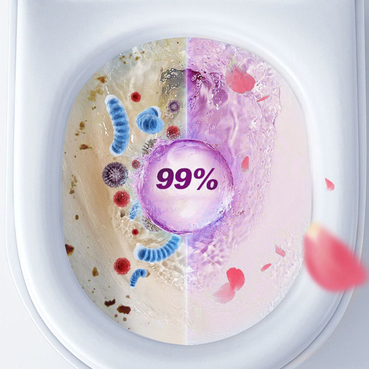 6/24 12/48 Packs Toilet Bowl Cleaner,Toilet Cleaner With Deodorizing Fragrance,Multi-Function Automatic Toilet Cleaner,Toilet Deodorant,Yellow stain And Odor Removal, Deep Cleaning Toilet Tablets - Renee Lane Company