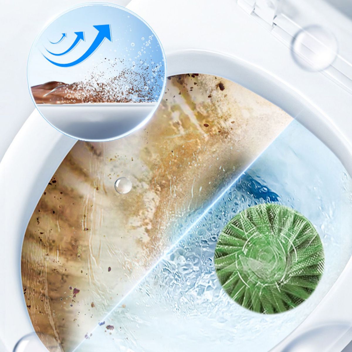 6/24 12/48 Packs Toilet Bowl Cleaner,Toilet Cleaner With Deodorizing Fragrance,Multi-Function Automatic Toilet Cleaner,Toilet Deodorant,Yellow stain And Odor Removal, Deep Cleaning Toilet Tablets - Renee Lane Company