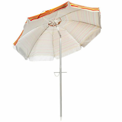 6.5 Feet Beach Umbrella with Carry Bag without Weight Base - Renee Lane Company