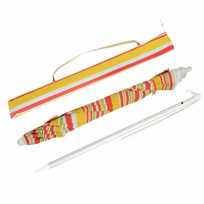 6.5 Feet Beach Umbrella with Carry Bag without Weight Base - Renee Lane Company
