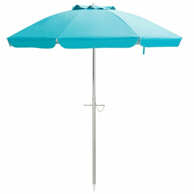 6.5 Feet Beach Umbrella with Carry Bag without Weight Base - Renee Lane Company