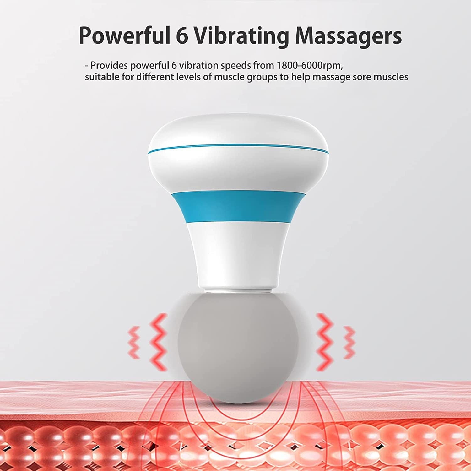 6-Mode Handheld Massager Wand for Neck, Shoulder, Back, and Body Massage - Powerful and Portable Electric Massager for Men and Women - Renee Lane Company
