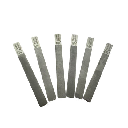 6-Piece Stainless Steel Guitar Fret Files Set,  Fret Dressing Kit for Acoustic/Electric Guitar, Luthier Repair Tools - Renee Lane Company
