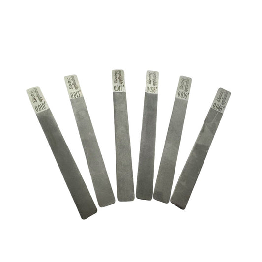 6-Piece Stainless Steel Guitar Fret Files Set,  Fret Dressing Kit for Acoustic/Electric Guitar, Luthier Repair Tools - Renee Lane Company