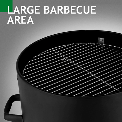 60608693 outdoor three-layer elliptical cylinder oven, temperature table control, exquisite technology, 3 in 1 iron carbon oven, portable charcoal grill, vertical steel charcoal smoke, - Renee Lane Company