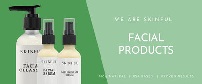 Skinful C-Illuminate Vitamin C Serum for Face with Hyaluronic Acid - 2oz