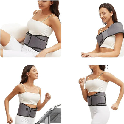 Light therapy belt worn at the waist with controller module at the side