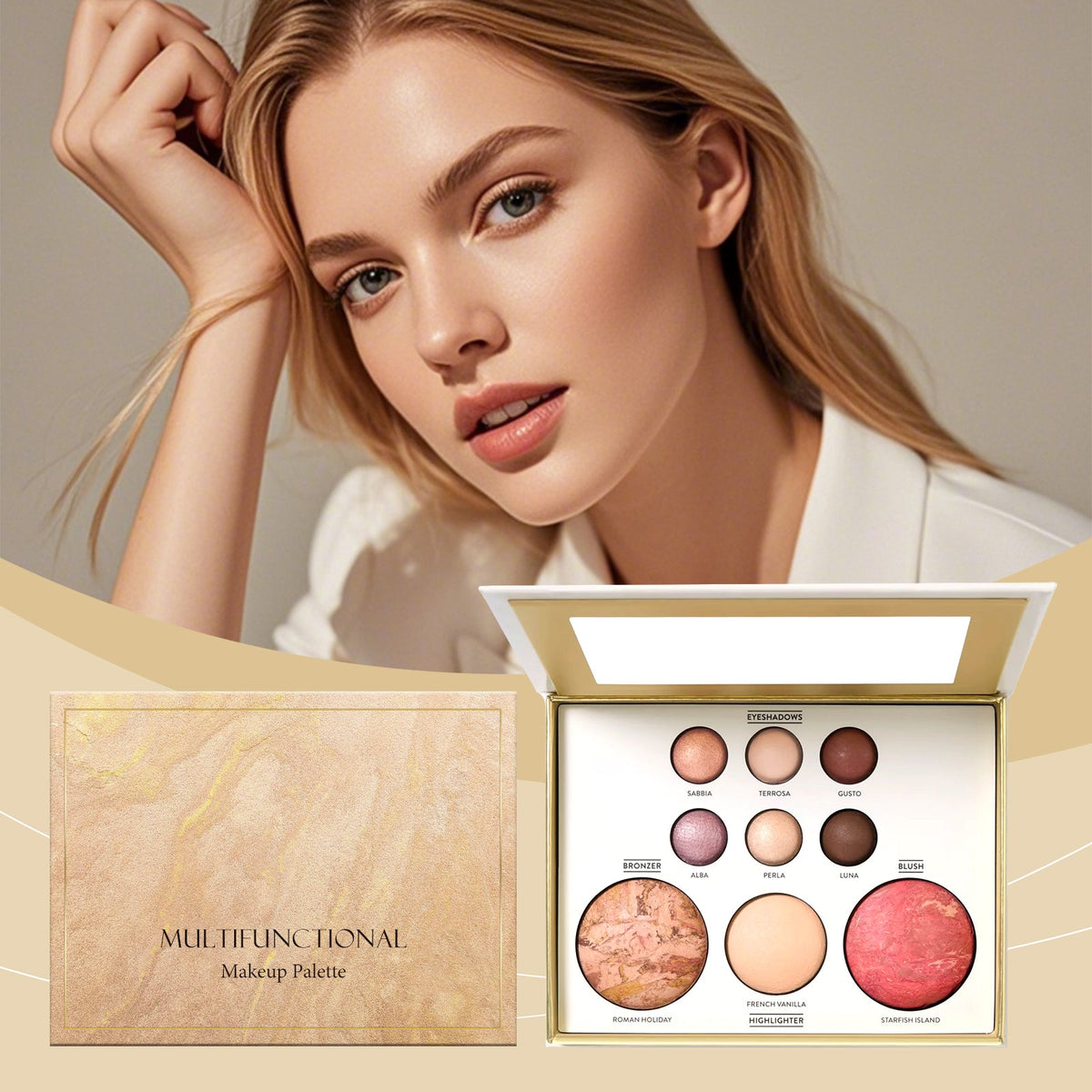 Gilded All-in-One Makeup Palette 1pc
