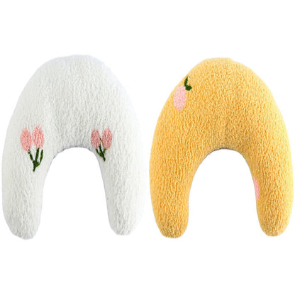 Little Pillow For Cats Fashion Neck Protector Deep Sleep Puppy U-Shaped Pillow Pets Pillow Kitten Headrest Dog Sleeping Pillow Pet Products - Renee Lane Company