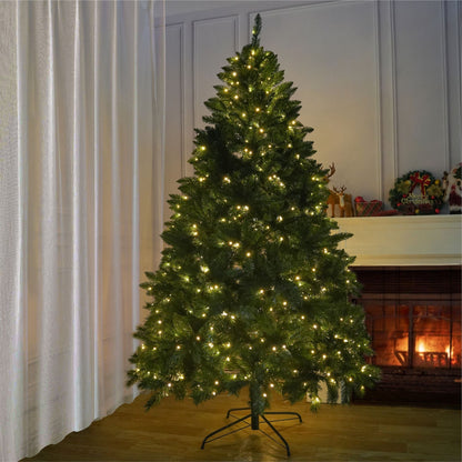 6FT Classic Style Christmas Tree with 450 Warm White LED Lights and 8 Functions - Renee Lane Company