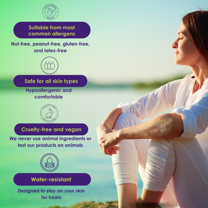 Relief Day Pain Patches: Sustained Arnica & Willow Bark Patches - 8 pack - Renee Lane Company