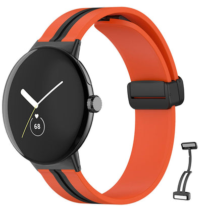 Dogari Compatible with Google Pixel Watch 3 41mm/ Google Pixel Watch 2 Band/Google Pixel Watch Band for Women Men Silicone Waterproof Sport Replacement Straps for Pixel Watch 2/ Pixel Watch