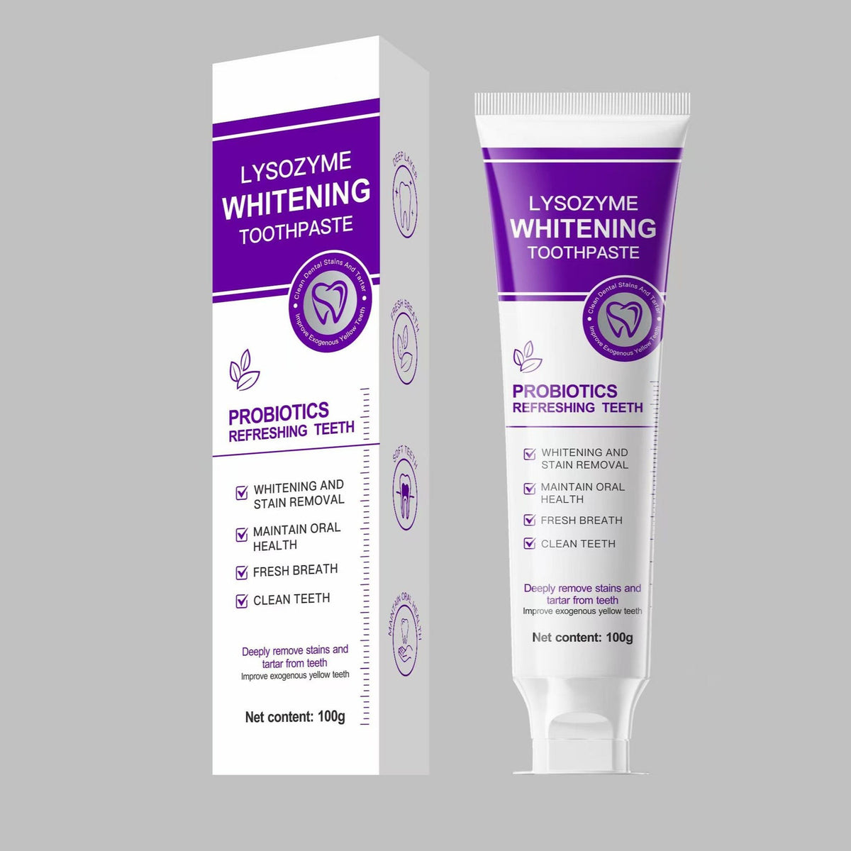 Croent - English Version Lysozyme Toothpaste