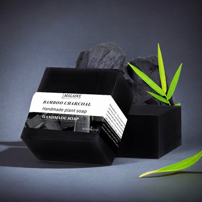 Square Bamboo Charcoal Soap